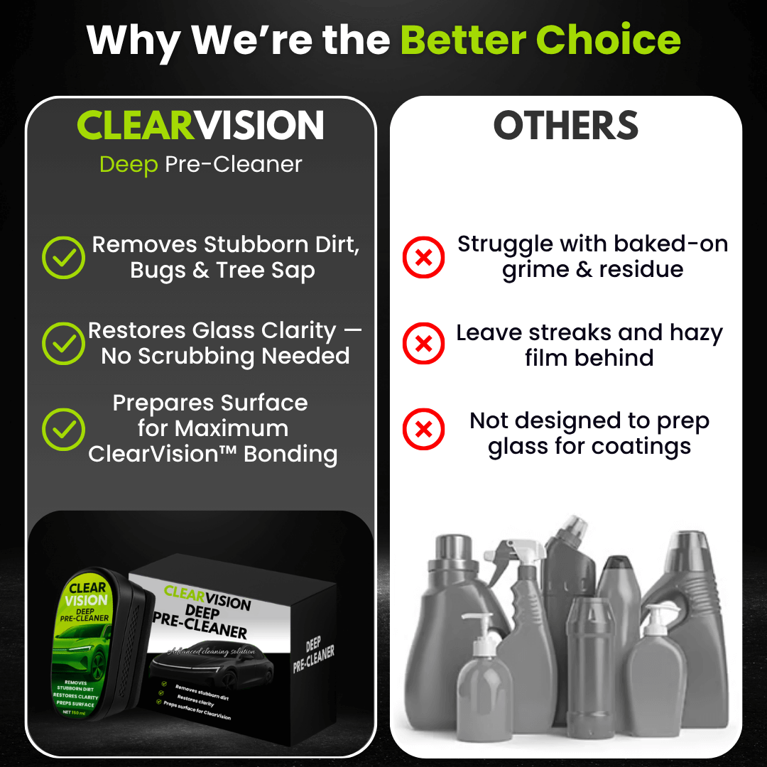 ClearVision™ – DeepClean | Advanced Pre-Cleaner for Crystal-Clear Glass