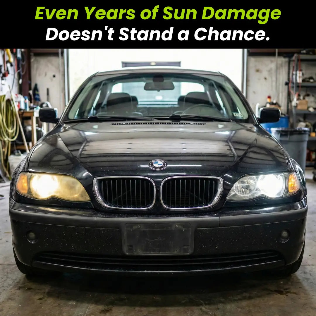 ClearVision™ – HeadlightGuard | Lens Restorer & UV Protector