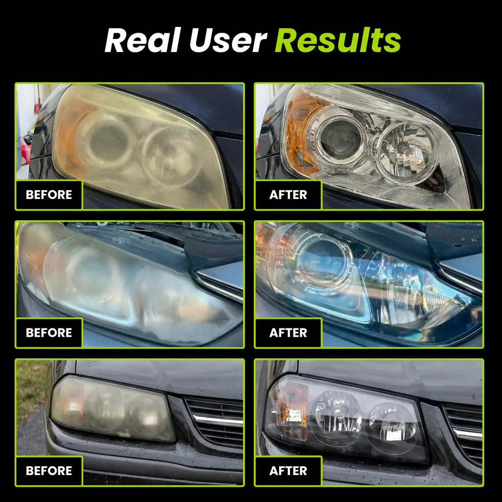 ClearVision™ – HeadlightGuard | Lens Restorer & UV Protector