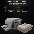 ClearVision™ DualCare Towel Set – Interior & Exterior Microfibre Bundle